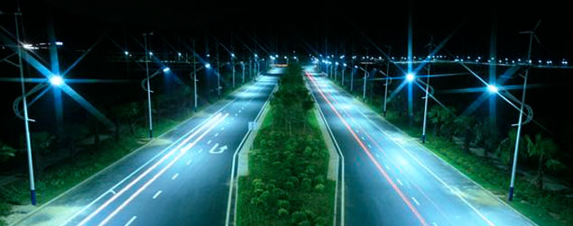 Padrões de tecnologia LED luzes de rua