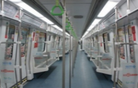 Trens do metrô de tecnologia de iluminação LED verde de baixo carbono